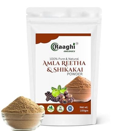 Natural Hair Shampoo With Herbal Amla Reetha and Shikakai Powder